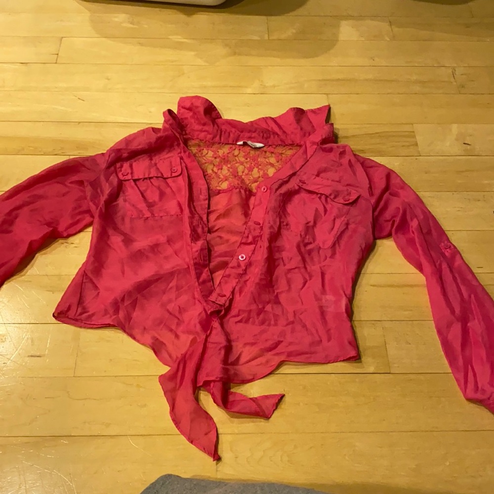 Pink dress shirt